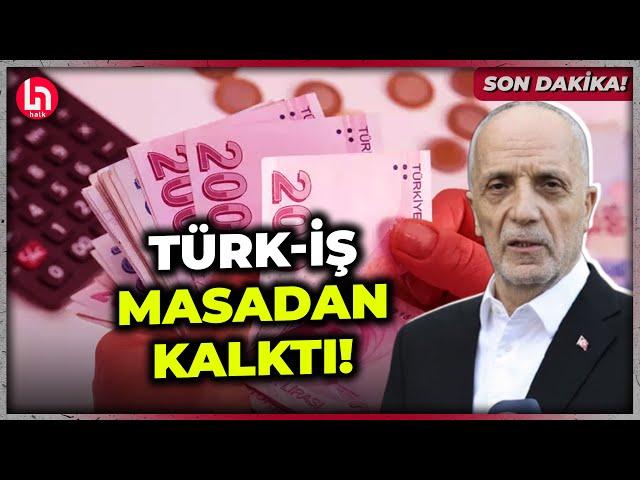 SON DAKİKA! Türk-iş'ten asgari tepkisi... 20.30'daki toplantıya katılmama kararı aldı!