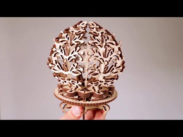 Конструктор Ugears Механический цветок / 3D-конструктор купить в Воронеже