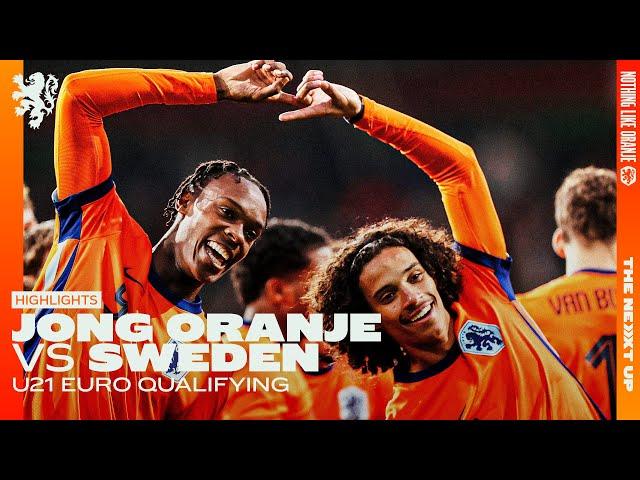 10 GAMES, 30 POINTS!  | Highlights Jong Oranje - Sweden