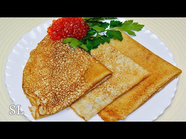 Блины. Блины на Молоке. Блины в Дырочку. Вкусно и Быстро!