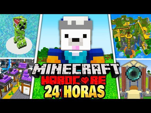 Sobreviví 24 Horas en Minecraft Hardcore [PELICULA COMPLETA]