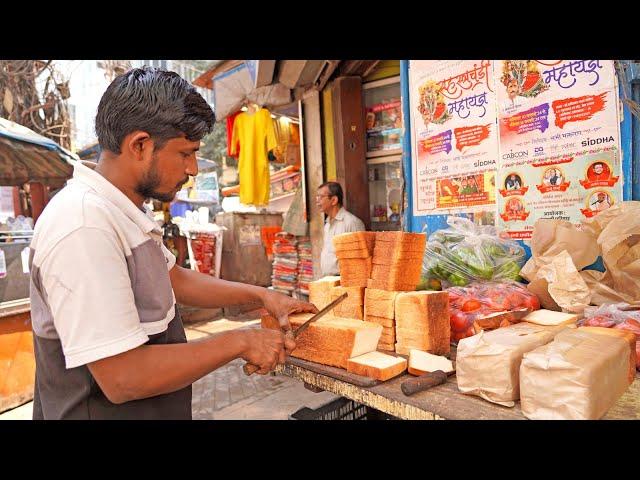 King of Sandwich! Mumbai Style Combination Bread Toast | Indian Street Food