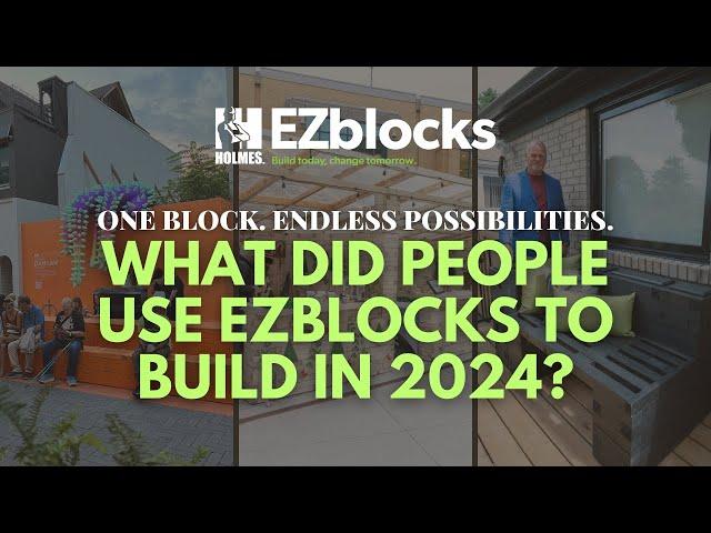 What did people use Ezblocks to build in 2024?