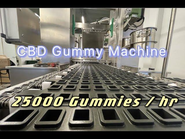 CBD/THC gummy machine | 320 lbs of gummy per hr