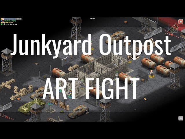 GUNROX | OUTPOST ART FIGHT | Mangekyou[50] VS cHeCkEr_xD[50]