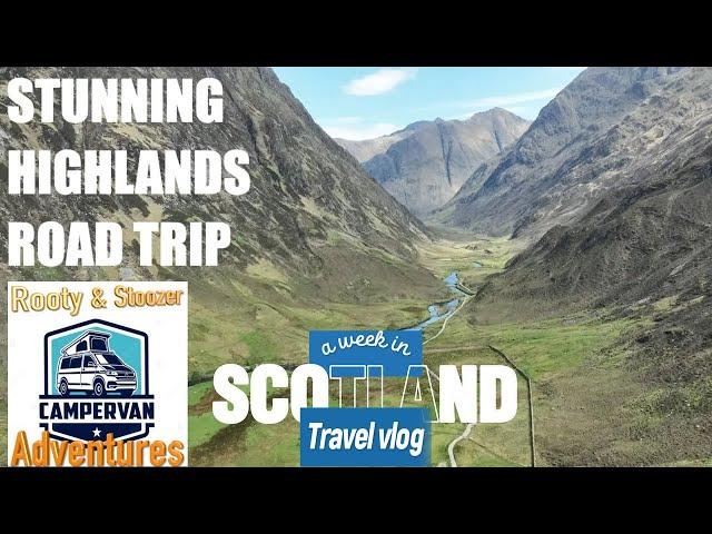 Campervan Road Trip in the Scottish Highlands. Day 1.