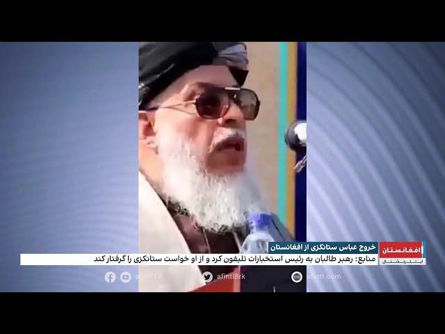 انتقادهای پی‌ در پی عباس ستانکزی، خشم رهبر طالبان را برانگیخت و او را از کابل فراری کرد