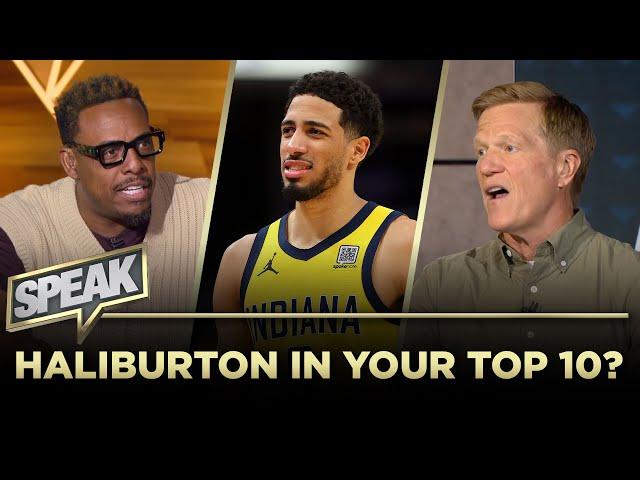 Paul Pierce says Tyrese Haliburton is top 10 in the NBA — too much hype? | SPEAK