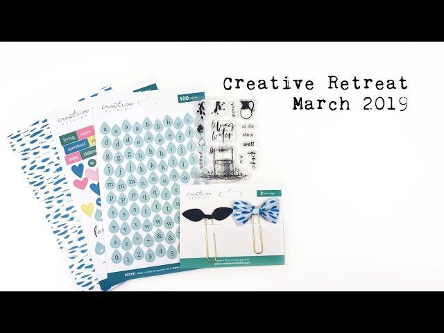 Creative Retreat Kits | March 2019 Faith Art Box