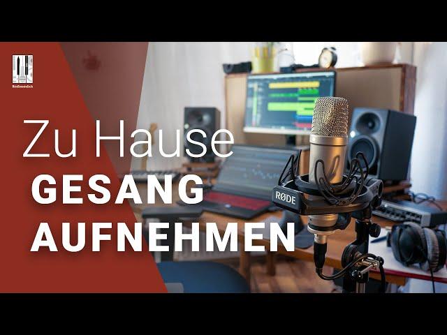 Zu Hause Gesang aufnehmen | Trailer von MeinHomestudio.de