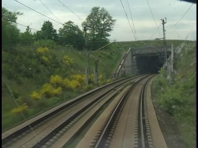 Cabride in Germany - aboard a DB ICE 3 train from Frankfurt to Koeln