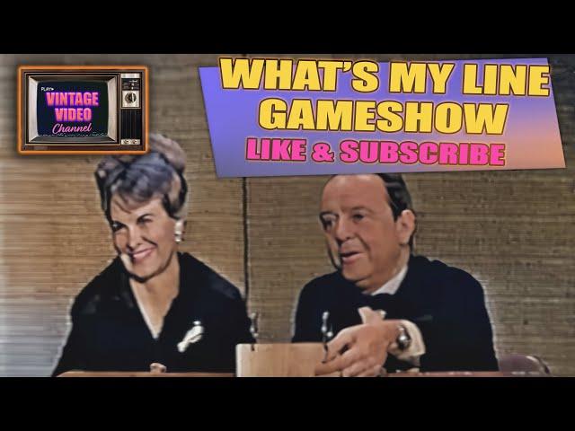 What's My Line ~ Gameshow  ~ Colorized and Upscaled to 4k