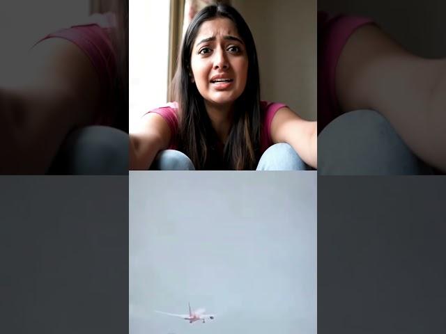 She missed the flight #shorts #viral #trending #planecrash