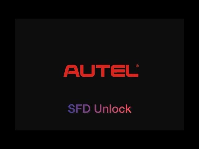 How to Online Unlock Autel VAG SFD Security Gateway Function?