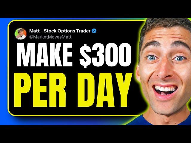 Option Selling Strategy for Daily Income [ Using only $1,000]