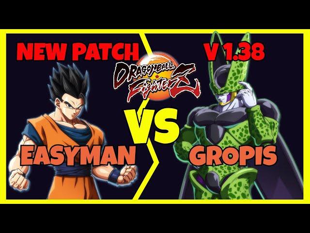 DBFZ NEW PATCH 1.38 - EASYMAN vs GROPIS (SSJ Vegeta, SSJ Goku, A. Gohan vs Baby 2,  Cell, Frieza)