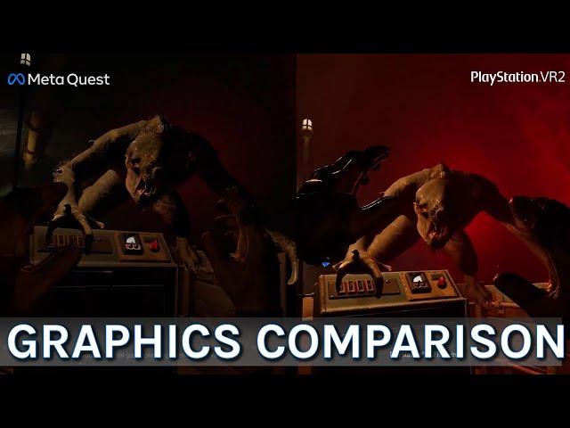 Metro Awakening VR Graphics Comparison: Quest 3 vs PlayStation VR2