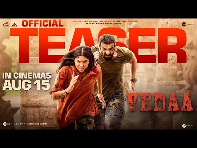 Vedaa I Official Teaser I In Cinemas 15th August | John Abraham I Sharvari I Abhishek B | Nikkhil A