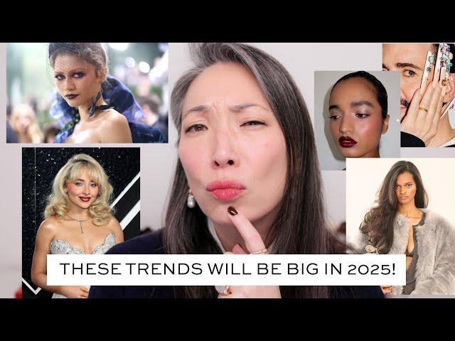 MY 2025 BEAUTY TREND PREDICTIONS - No More Mascara?! No More Eyebrows?!? Cherry Lips!