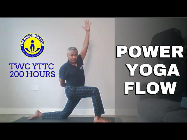 TWC | YTTC 200 Hours | Power Yoga Session | Eng M Azam