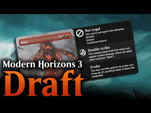 Playing with BANNED Cards! | Modern Horizons 3 Premier Draft | Magic Arena