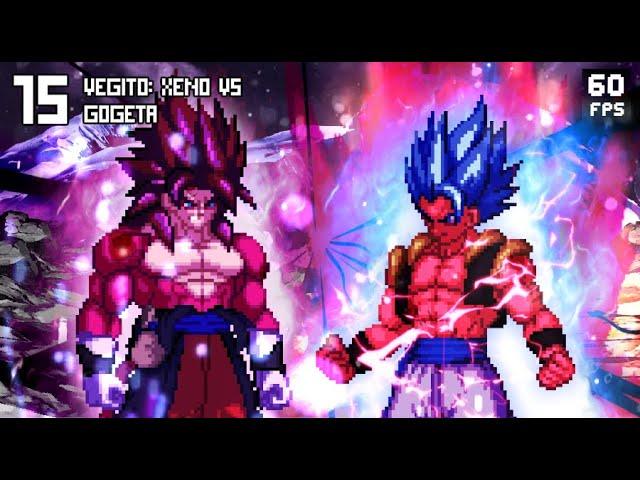 [What-If 15] Xeno Vegito VS Gogeta (Limit-Break Super Saiyan 4/Super Saiyan Blue Evolution Kaioken)