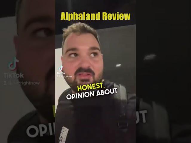 Honest Review Alphaland … #shorts