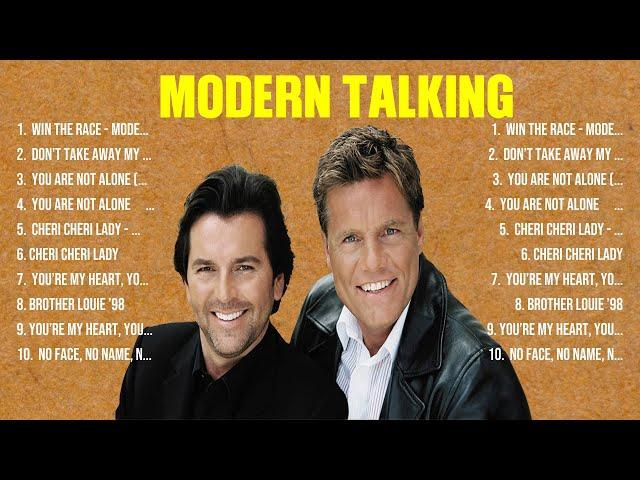 Modern Talking Greatest Hits 2024 Collection   Top 10 Hits Playlist Of All Time