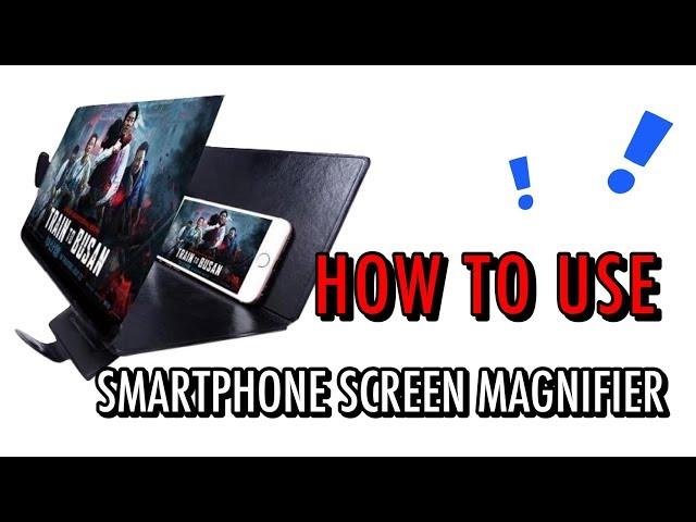 How To Use Mobile Screen Magnifier ｜ Etay magnifier-ET28