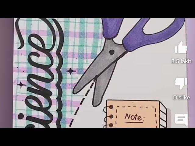 Beautiful Science Border Design For Project #shorts#ytshorts