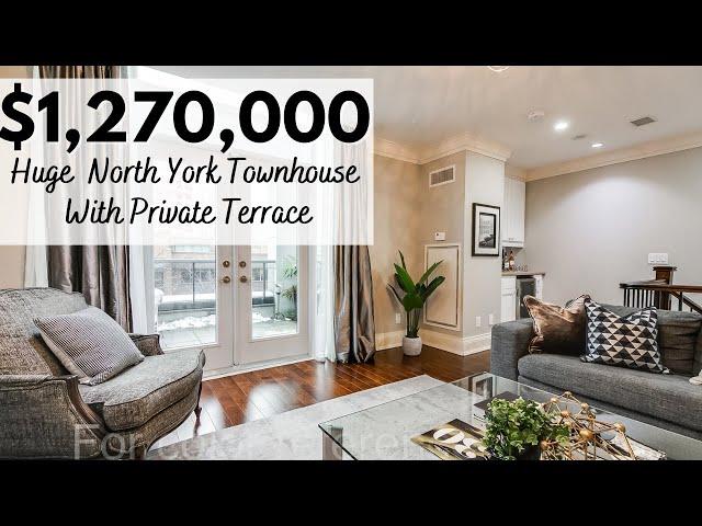 WOW! Townhouse at Yonge + Finch. ALMOST 2000 Sq ft with Huge Terrace | 25 Greenview TH300