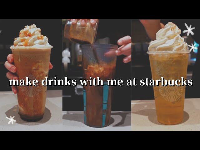 make summer drinks with me at starbucks ️ starbucks vlog!