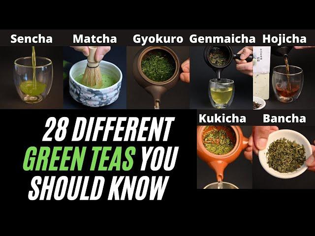 28 Types of Japanese Green Tea You Should Know About