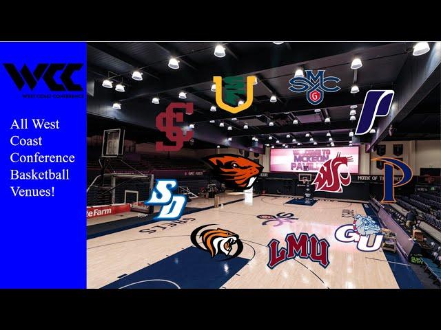 All West Coast Conference Basketball Venues!