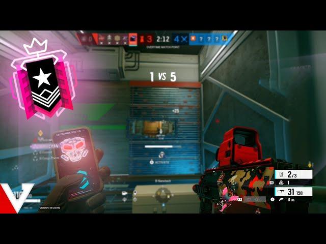 INSANE CONTROLLER CHAMPION 1 VS 5 -Rainbow Six Siege: Console Champion