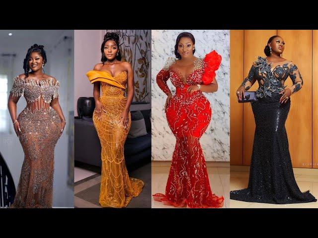 Latest Stunning Gowns for ladies; Special Lace Gowns 2024