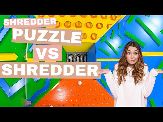 Puzzle Shredder ASMR Shredding Stuff Compilation