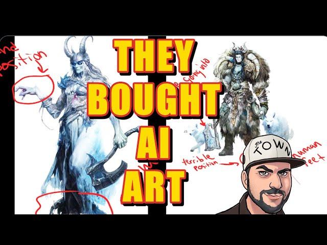 Wizards of the Coast HUMILIATED For Buying AI Art For A Dungeons & Dragons Book