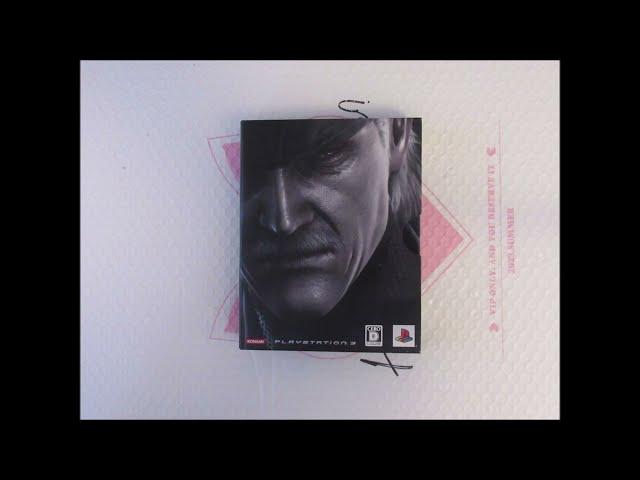 MGS collection vol 4     Playstation 3   edition 2023 presentation
