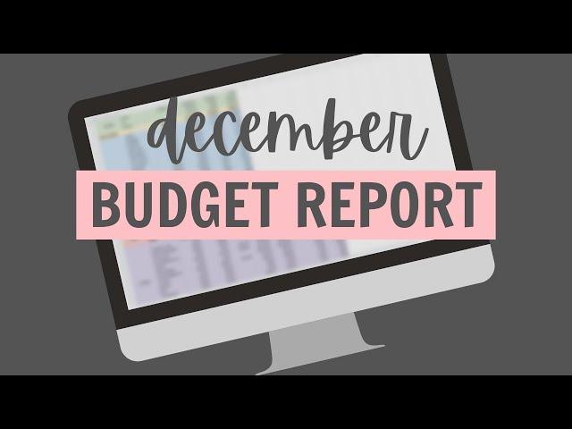 December Budget Wrap Up