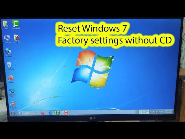 How to restore default settings in windows 7