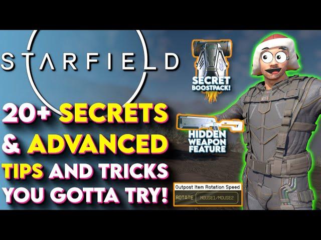 20+ Secrets and ADVANCED Tips and Tricks Starfield Doesn’t Want You To Know - (Starfield Tips)