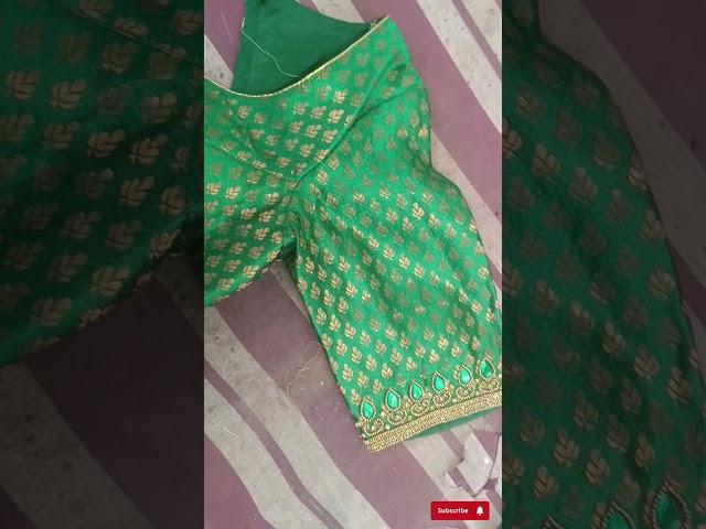 party wear blouse, hand work blouse#embroidery #trending #shorts #yt