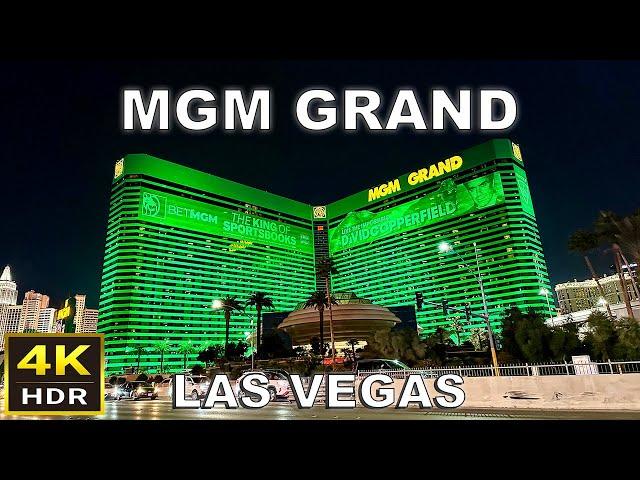 [4K HDR] MGM Grand Las Vegas Walking Tour | June 2024