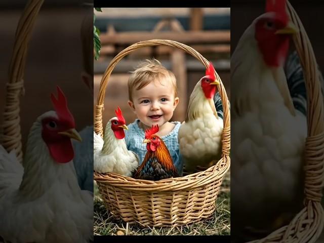 Ai Cutest babies with animals 🫶 #ai #cutebaby #cute #animals #love