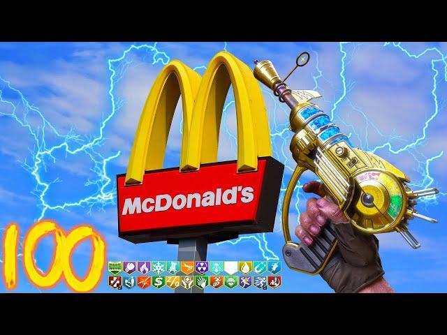 COD ZOMBIES in an ABANDONED MCDONALDS EASTER EGG... (cursed)