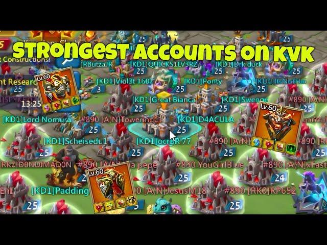 Lords Mobile - Kingdom vs Kingdom. Mix and blasts from emperor families KD1, KD2, XIX, & K4G