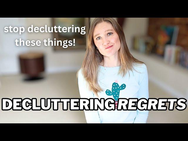 *NEVER* Get Rid Of These 12 Things When Decluttering!