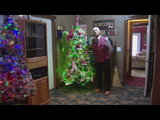 Elizabeth family has impressive Christmas trees in their house