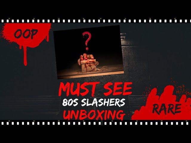 Must See 80s Slasher Unboxing - Rare and OOP